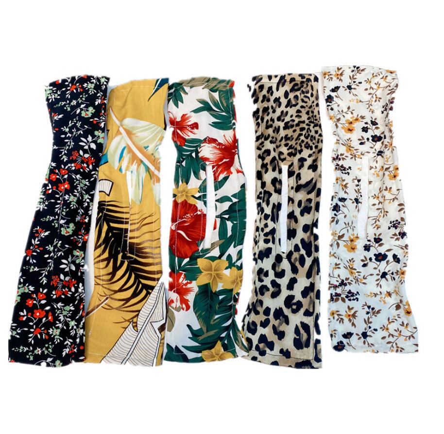 

Fashion 16 styles Flower Print HairBands Multicolor Scarf Headband Hand-woven Cloth Fabric Headband Women Bowknot Knotted Elastic Headwrap Tool Hair Accessorie