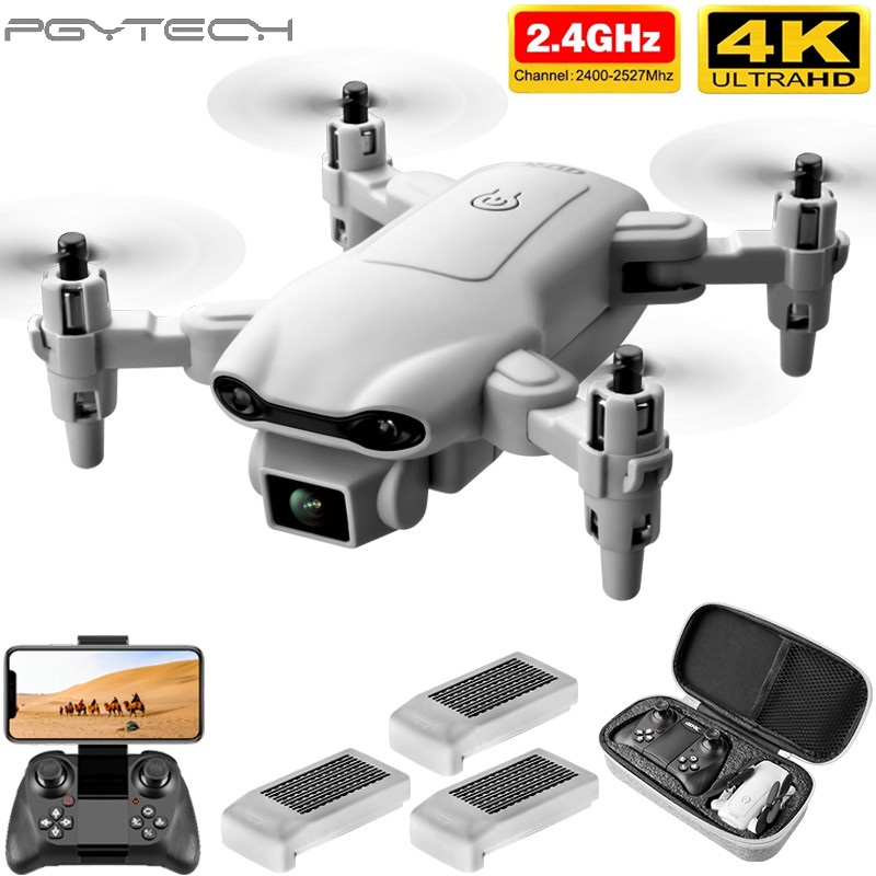 

New Mini Drone 4k profession HD Wide Angle Camera 1080P WiFi fpv Drone Dual Camera Height Keep Drones Camera Helicopter Toys, White