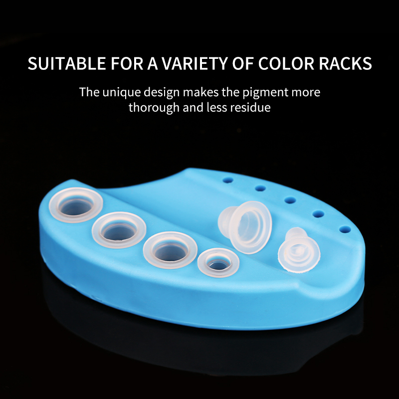 

500PCS Silicone Tattoo Ink Cups Permanent Makeup Eyebrow Pigment Holder Container Caps Small Large SizeScouts