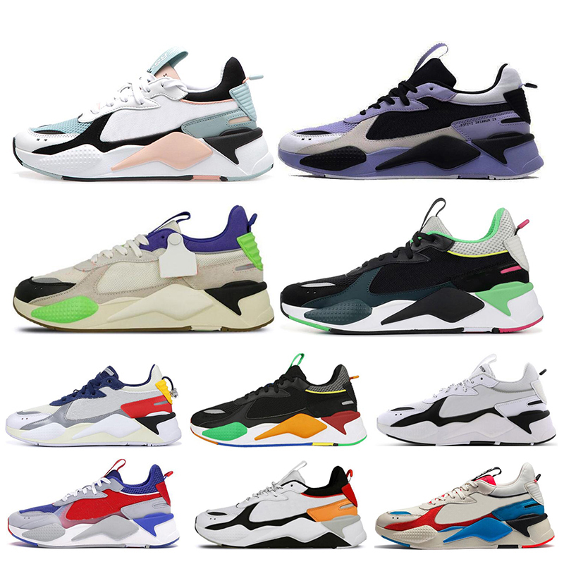 

2021 RS-X men's running shoes cool black and white crawling fashion outdoor fitness sneakers women 36-45, Dark green