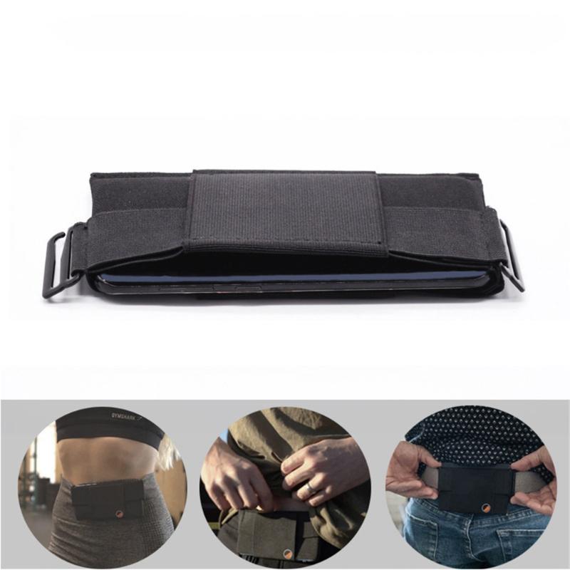 

Card Holders Invisible Travel Waist Packs Pouch For Passport Money Belt Bag Hidden Security Wallet Gift Pack, Black-12.5x7.6cm