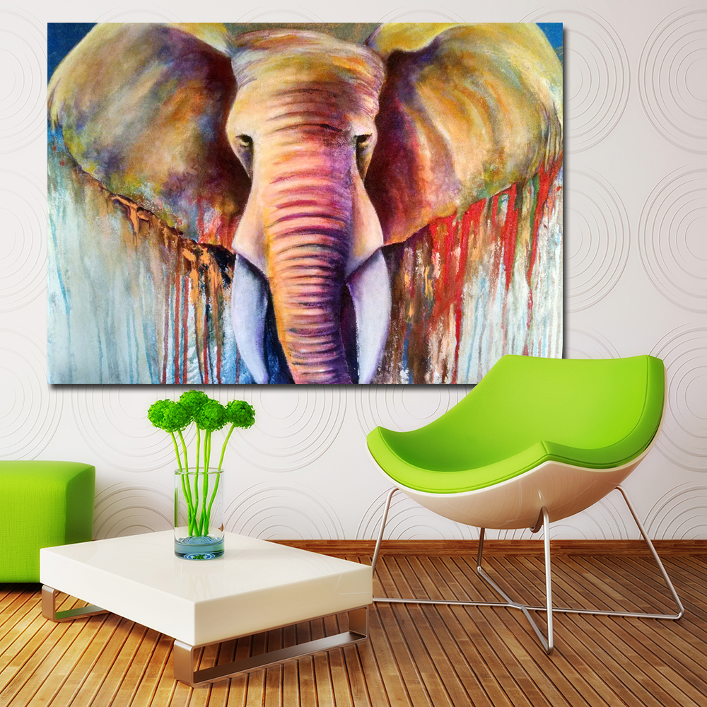 

SELFLESSLY Abstract Fine Art  Wall Art Print Canvas Painting Decoration For Living Room Decor Animal Picture Unframed