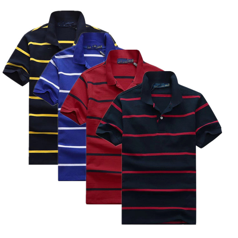 

New Men's Shirt Embroidery patchwork Designer Short Sleeve T Shirt Fashion Classic Polos Spring Clothes Tees Mens polo T shirt