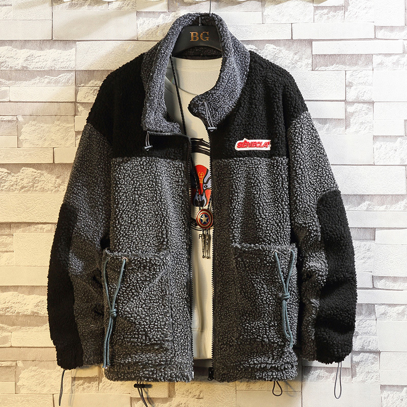 

2021 Casual England Style New Spring Autumn Cargo Fleece Jacket Men's Brand Clothes Plus Oversize M-5xl Oghp, Yk01 2