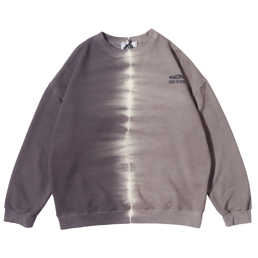 

2021 New Patchwork Gradual Designer Korean Shirts Hip Hop Long Sleeve Cotton Shirt Streetwear Spring Men Fashion Az0i, Brown