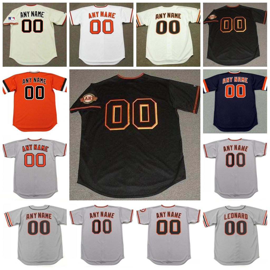 

San Francisco Vintage Baseball Jersey Custom Any Number And Name Jerseys All Stitched Mens Womens Youth Fast, Custom 00 1990's grey