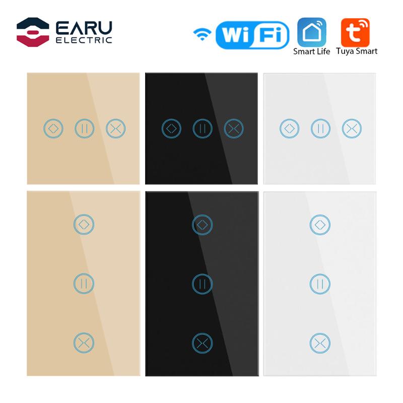 

Smart Home Control US EU WiFi Touch Curtain Roller Blinds Motor Switch Tuya Life App Remote Works With Alexa Google