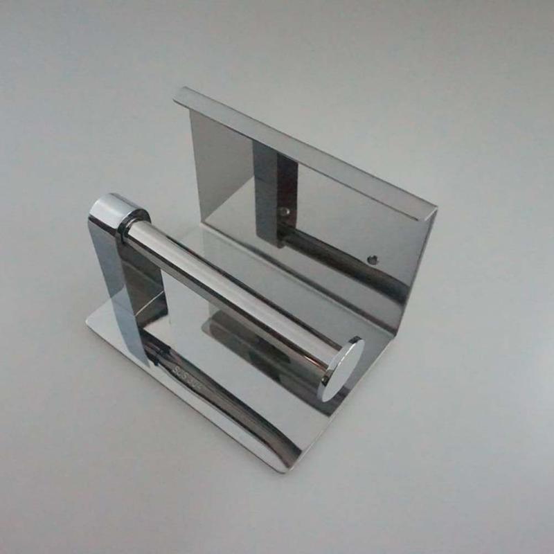 

Toilet Paper Holders 304 Stainless Steel Wall Mount Bathroom Tissue Holder With Shelf Rack