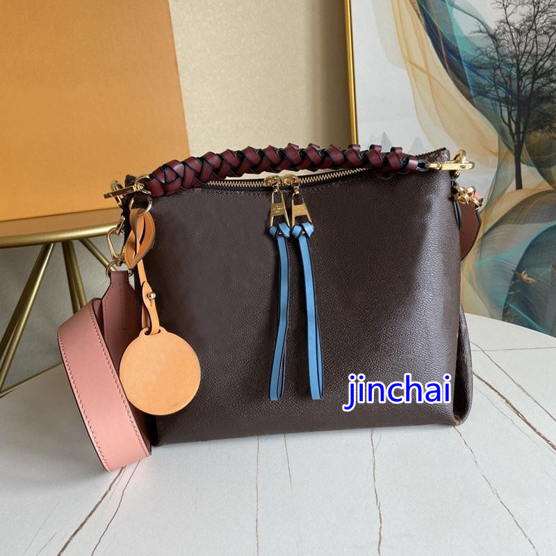 

Women's shoulder bag 100% genuine leather Good quality 1:1 luxurys handbags designers crossbody bag style women handbags, Yellow