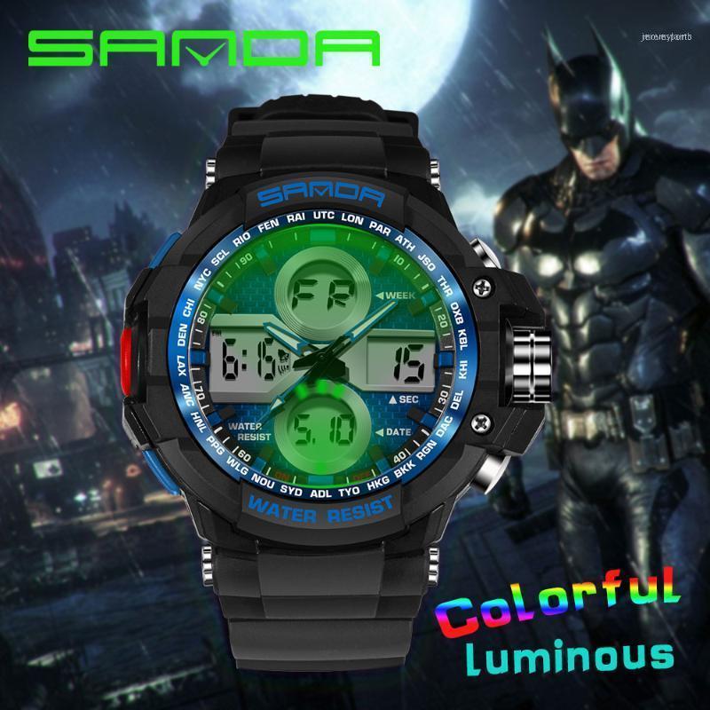 

Wristwatches The Waterproof Student Watch For Men's And Women's Sports Is A Male Trend Youth Led Digital Brand Watch1