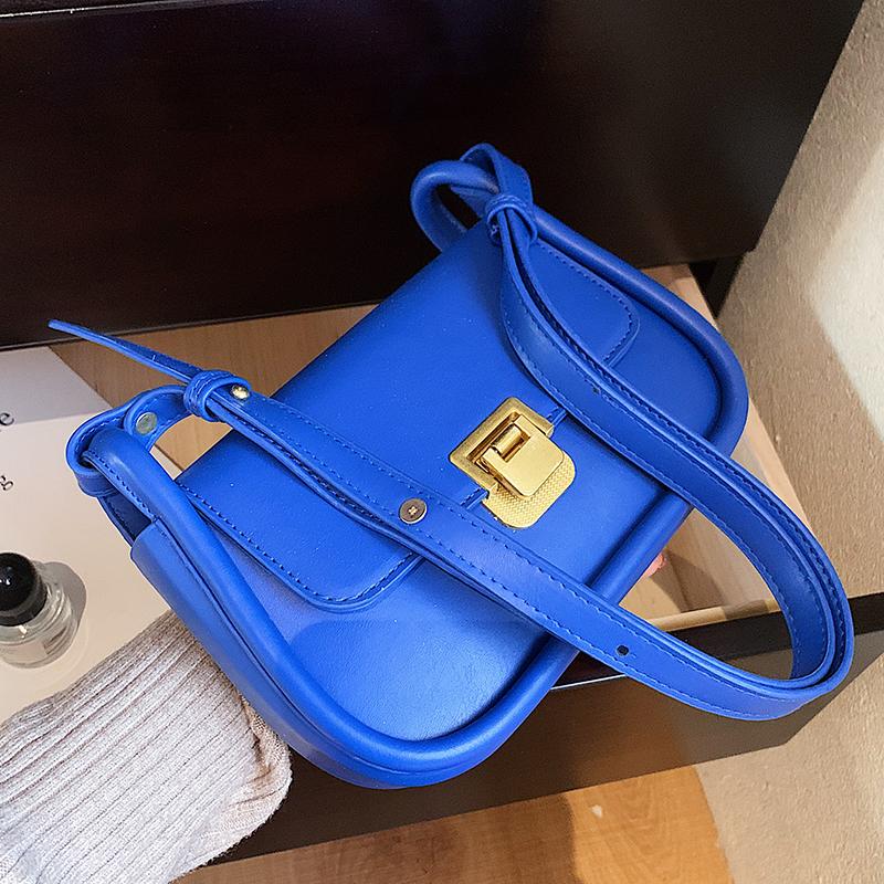 

Evening Bags 2022 Small Leather Crossbody Long Belt Design Female Shoulder Purses And Handbags In Trendy Underarm Bag