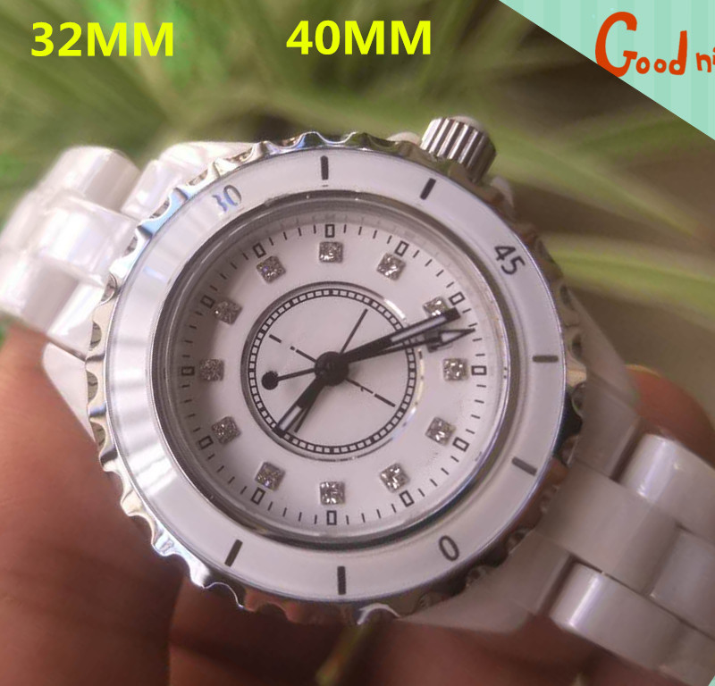 

2021 Famous Ceramic simple digital J12Woman watch 33MM 40MM high quality Special Band stainless steel Lady wristwatch Fashion Couples watch, Slivery;brown