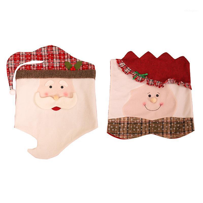 

Pcs Christmas Chair Covers Decor, Xmas Kitchen Hat Slipcovers For Festive Decorations