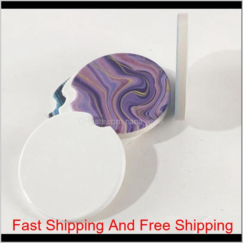 

Sublimation Blank Car Ceramics Coasters 6.6*6.6Cm Hot Transfer Printing Coaster Blank Consumables Materials Factory Price Eea2086-1 Nv Se5H9