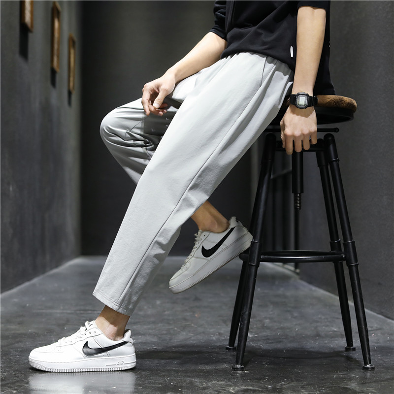 

2021 New Brand Sweatpants Mens Clothing Harajuku Joggers Cargo Pants Plus Size Casual Fashion Korea Style Trousers Solid Clothes Cshl, See chart