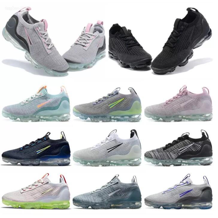 

New 17Color Fly mesh knit 2022 mens Casual shoes Black Anthracite Cushion Triple white Metallic Silver Oatmeal Chilly men women trainers sports sneakers chaussures, Wa1