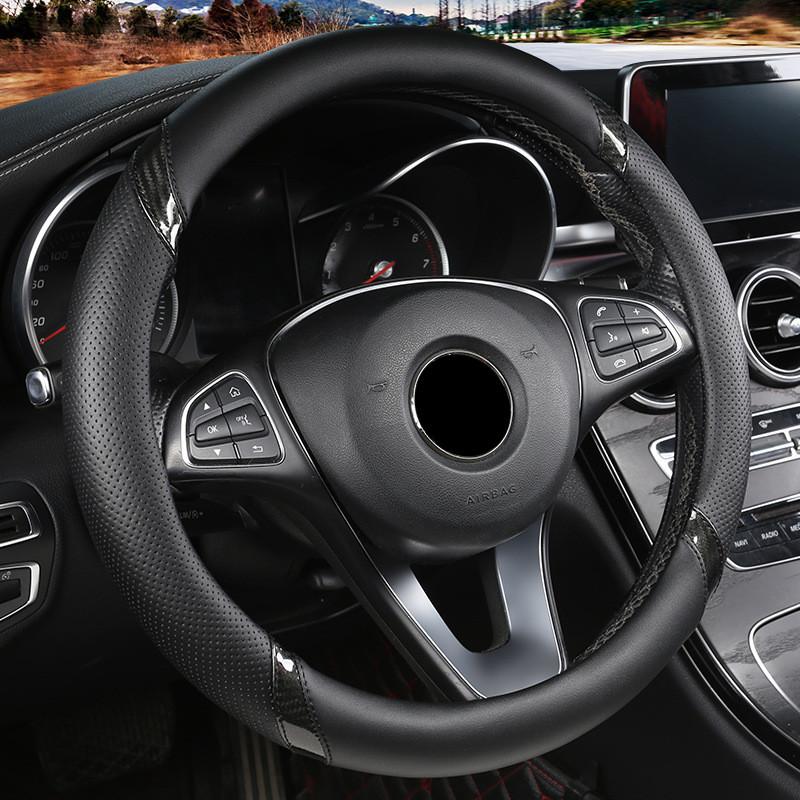 

Steering Wheel Covers Car Cover Leather Universal Auto Accessories