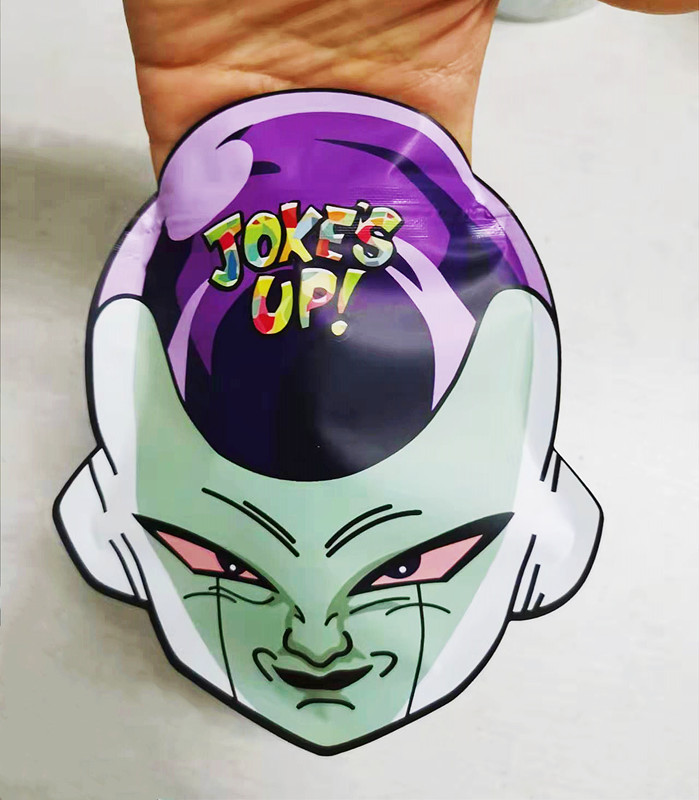 

2022 new irregular shape mylar bags zipper resealable don merfors alien backpack boyz runtz trufflez payd jokes up custom print