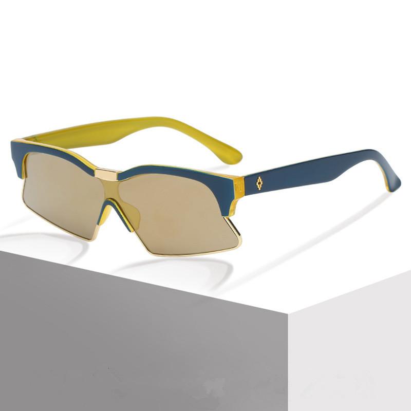 

Outdoor Eyewear Brand European And American Fashion Conjoined Design Sunglasses Retro Small Frame Irregular Sports UV