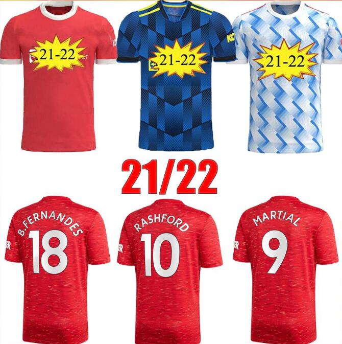 

Fans Tops&Tees 2022 Manchester soccer jersey UNITED CAVANI UTD RASHFORD VAN DE BEEK 20 21 22 home away 2021 fourth football shirts for man+kids kit, Black