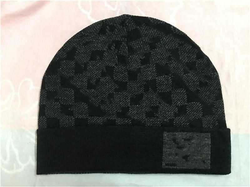 

Winter knitted women men's warm beanie knit hats trendy street hip-hop wool hat unisex skull hat