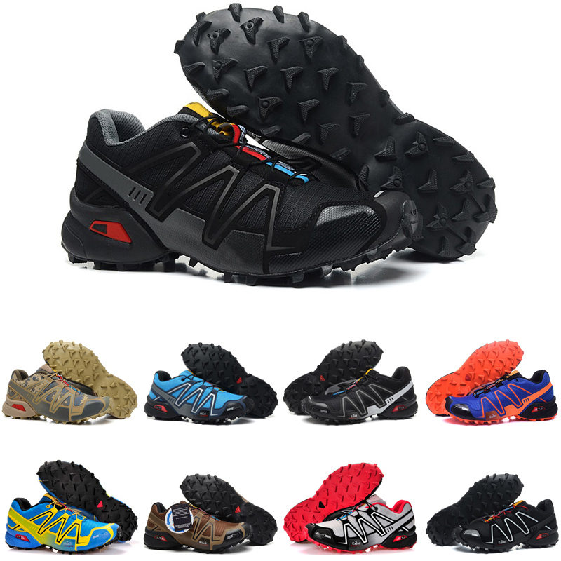 

original speed cross 3 outdoor mens running shoes SpeedCross runner Jogging III Black Green Pink Grey #70 Men Trainers Sports Sneakers chaussures zapatos, Color #17