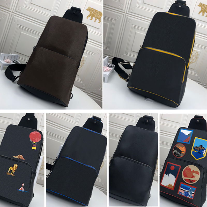 

Cross Body Mens chest Shoulder Bag Handbags Backpack Men Tote Crossbody Bags Purses Womens Classic print Leather Clutch Handbag Fashion Wallet Fannypack, Black flower