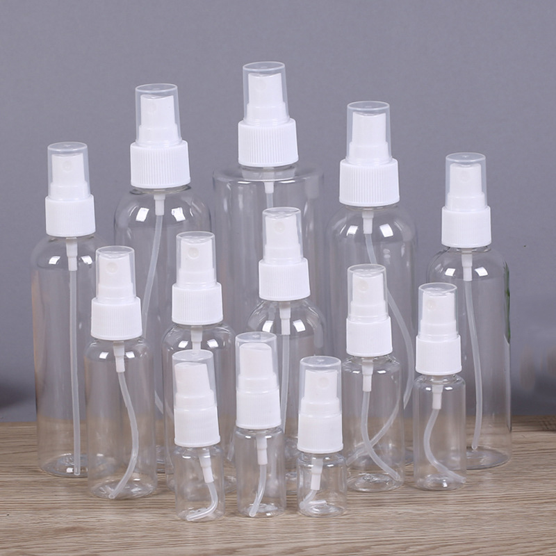 

Empty Transparent Plastic Spray Bottle Atomizer Pumps For Essential Oils Travel Perfume Bulk Portable Makeup Tool 15M 30M 50M 60