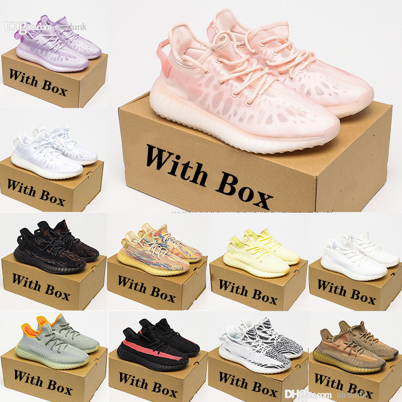 

Top Quality kanye Men Woman Mesh Running Shoes Pearl Tail Light Cinder 3M Static Black Reflective Zebra Mens Womens Fashion Outdoor Sports Trainers Sneakers With Box, I need look other product