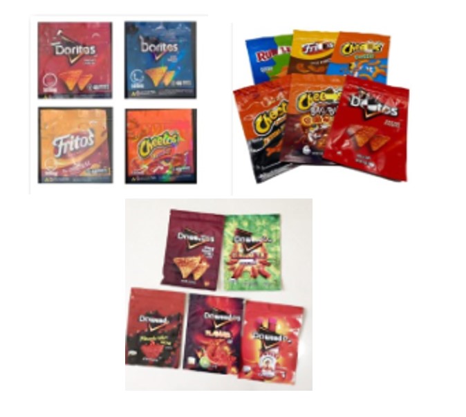 

Potato chips medibles New Arrival 500mg Cheetos Maylar bags resealable edibles DORITOS flamin Cheetos Gummi Worm Cheetos bag Packaging bag
