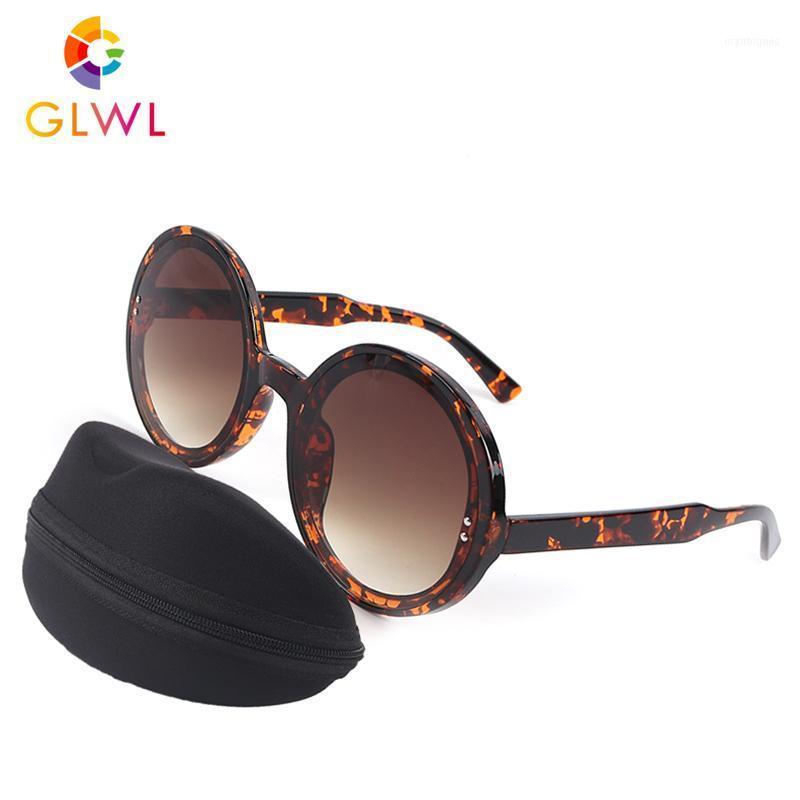 

Sunglasses Round For Woman Vintage Sun Glasses Cover Women Boxed Eyeglass Fashionable Sunglasess Leopard Frames Sunglass Ladies1
