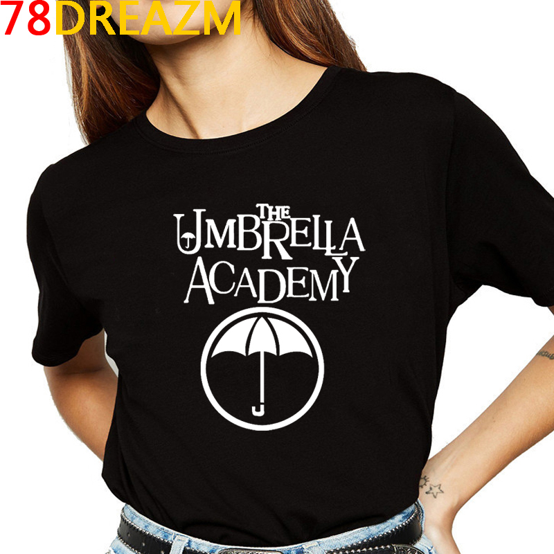 

New The Umbrella Academy T Shirt Women Kawaii Diego Funny T-shirt Cha-Cha Graphic T Shirts Femme Fashion Unisex Tshirt Female C0220, 25903