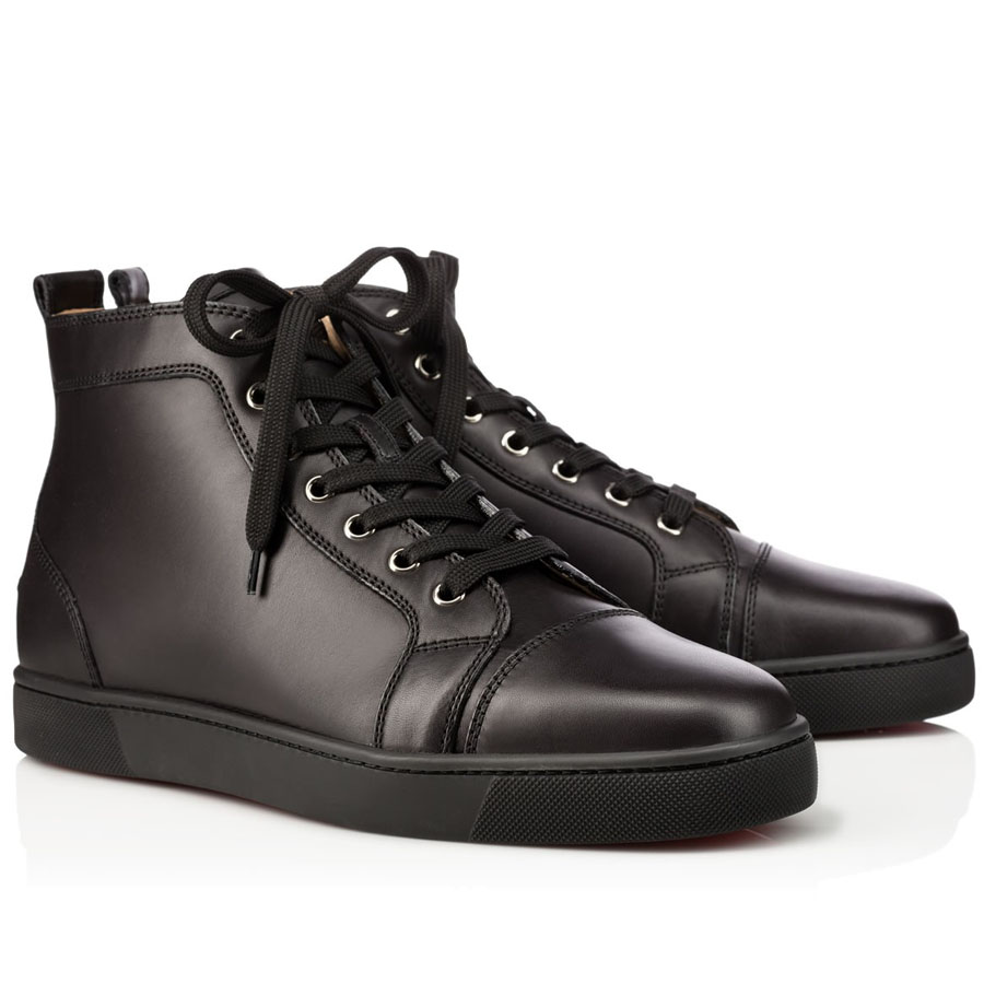 

Designers Louboutin CL Christian luxurys Designer Men s Sneakers Red Bottom Men Flats Genuine Leather Low-Top Junior Spi hQE, Black