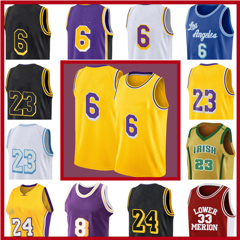 

Space Jam 2 Tune Squad NCAA 6 LBJ 23 3 Anthony Los Bryant Davis Angeles Basketball Jersey james Lower Merion College Lebron Stitched Jersey x15