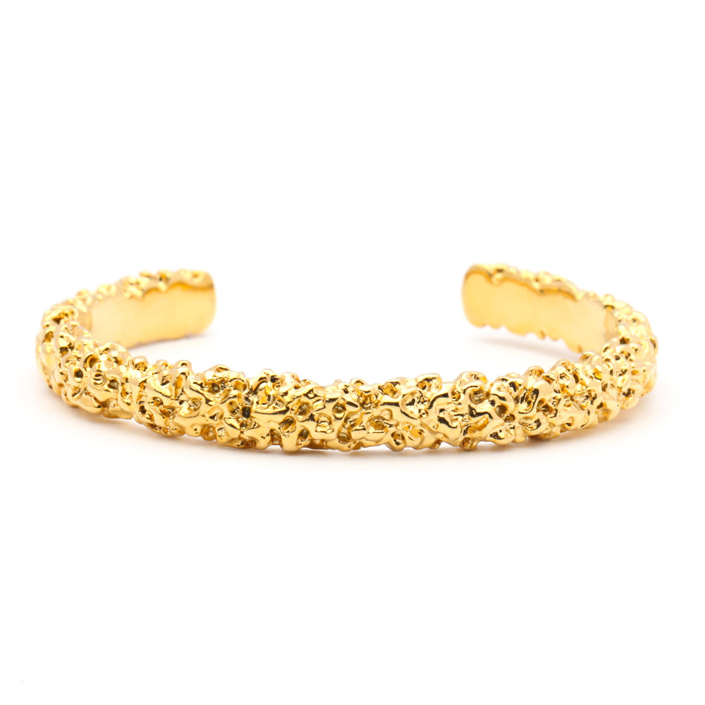 

VAROLE Punk Open Cuff Bracelets For Women Gold Color Armband Bangle Fashion Jewelry For Girls Gift