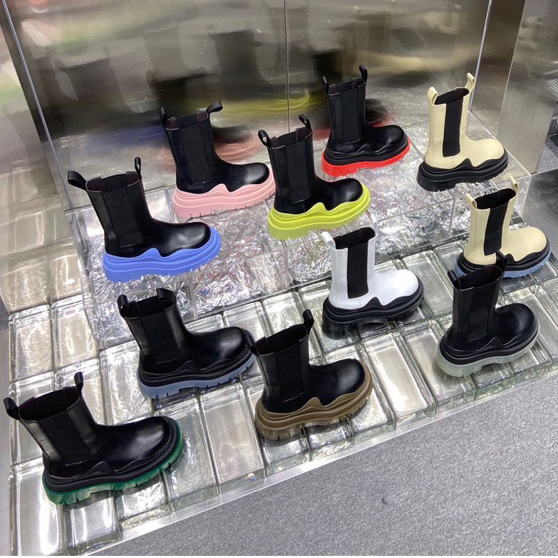 

Autumn winter Knight Long boots fashion womens black Soft cowhide Elastic belt designer Tall boot 100% Leather lady platform shoe Thick soled women shoes size 35-40, Black+yellow