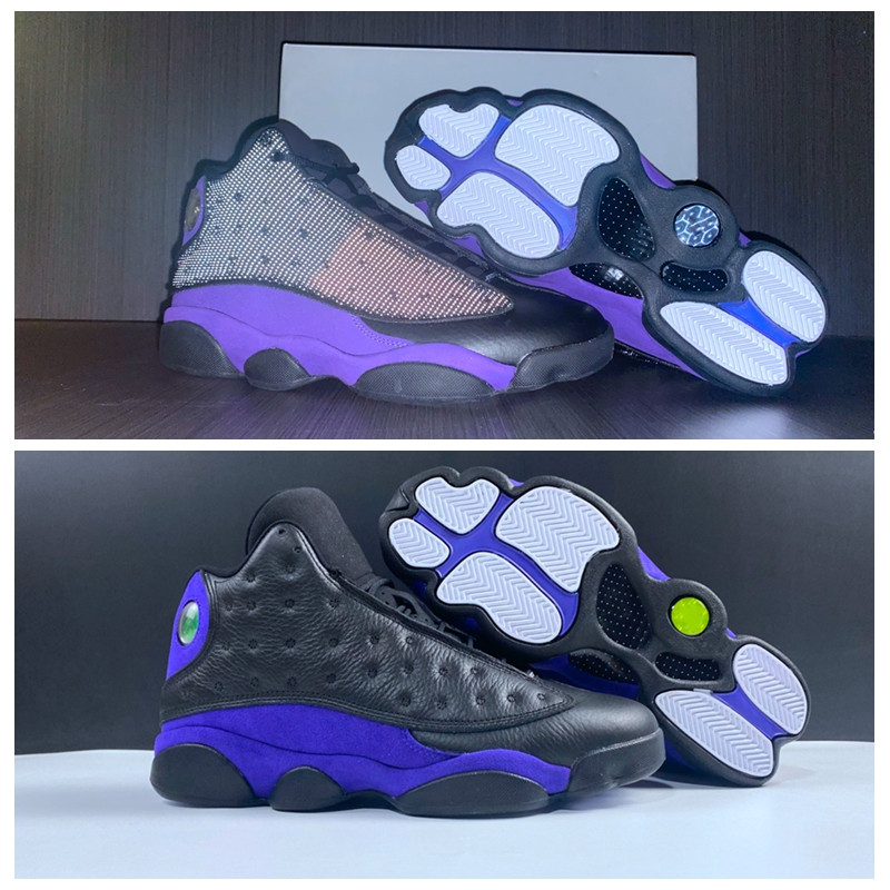 

2021 Court Purple Basketball Shoes reflective Hyper Royal Jumpman 13 13S reflectives Men Mens Trainer Sports Athletic Sneakers Size 7-13 DJ5982-015, Flint