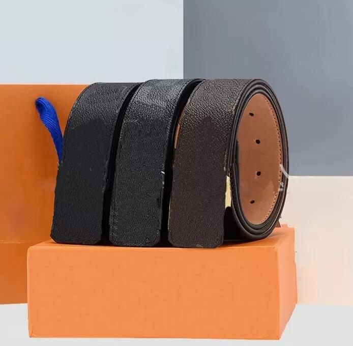 

Designer Belt for Man Women Fashion Belts Big Gold Buckle Smooth Buckles Width 3.8cm meta 15 Color box need extra cost Louìs Vuìtton belt