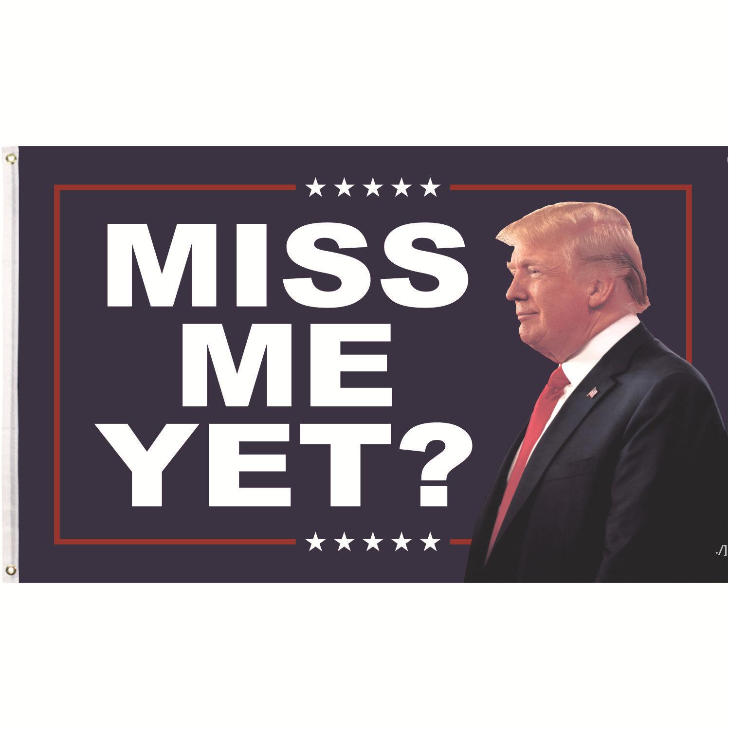 

2024 Trump Flags Miss Me Yet Banner Flag 90x150cm U.S. Presidential Election Flag Party Garden Decoration RRD11652