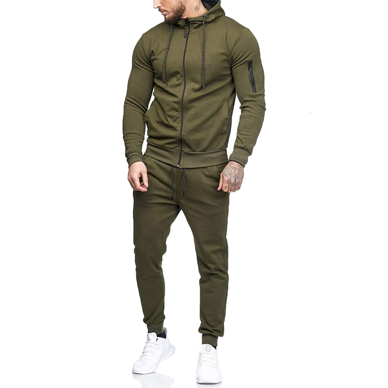 

men's tracksuits amberheard homens terno esportivo moda com capuz jaqueta + calÃ§as hip hop streetwear roupas esportivas 2 peÃ§a conjunto, Gray