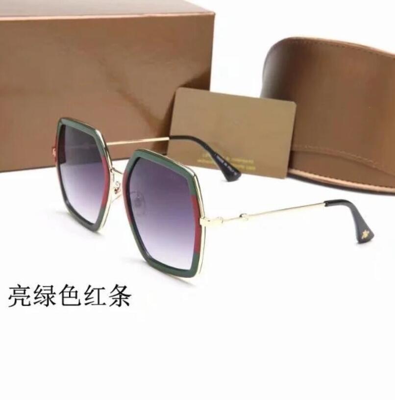 

2019 Fashion brand designer sunglasses cat eye big frame simple classic women style uv400 protection outdoor eyewear 821, White;black
