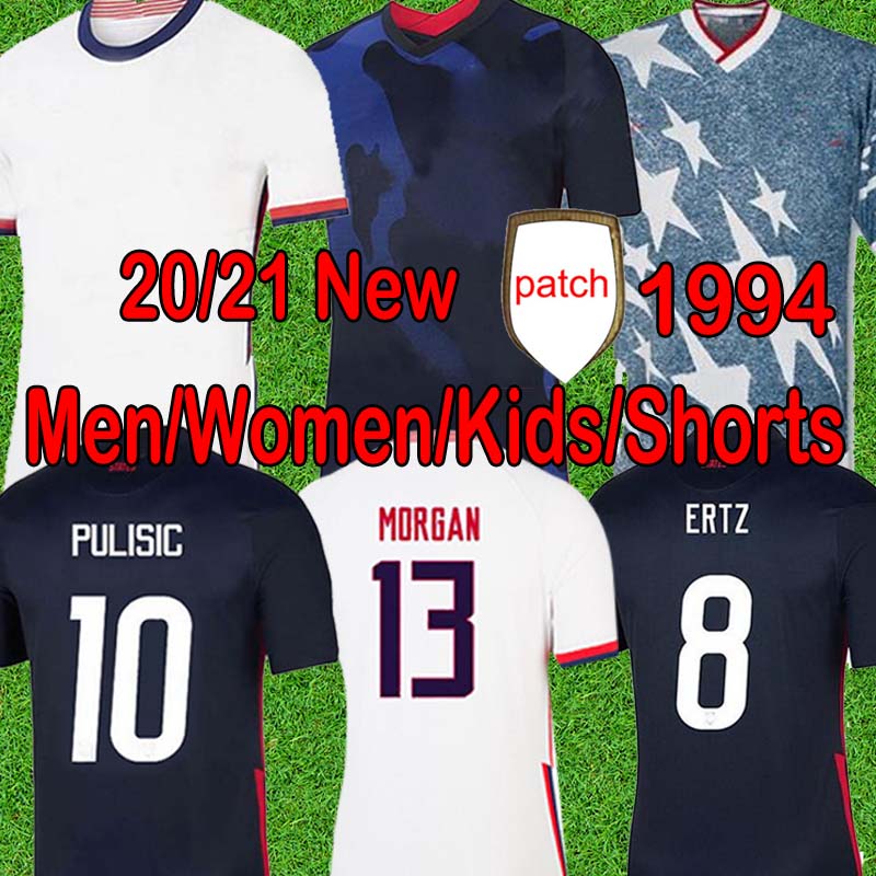 

World cup 2020 PULISIC Soccer Jersey ERTZ BRADLEY LLOYD ALTIDORE 2021 WOOD America jerseys United States Football Shirt Men kids kit Pants, Home
