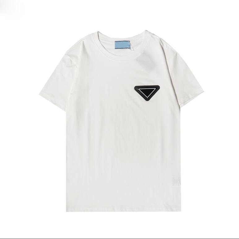 T-shirt à manches courtes en pur coton pour homme et femme, veste confortable, PRD, de styliste, à la mode, Paris, 2021Ss