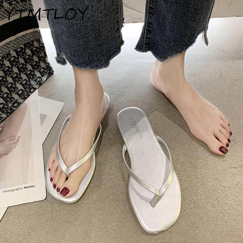 

Slippers 2021 Ladies Summer Sandals Flat Fashion Jacket Beach Shoes Casual, Black