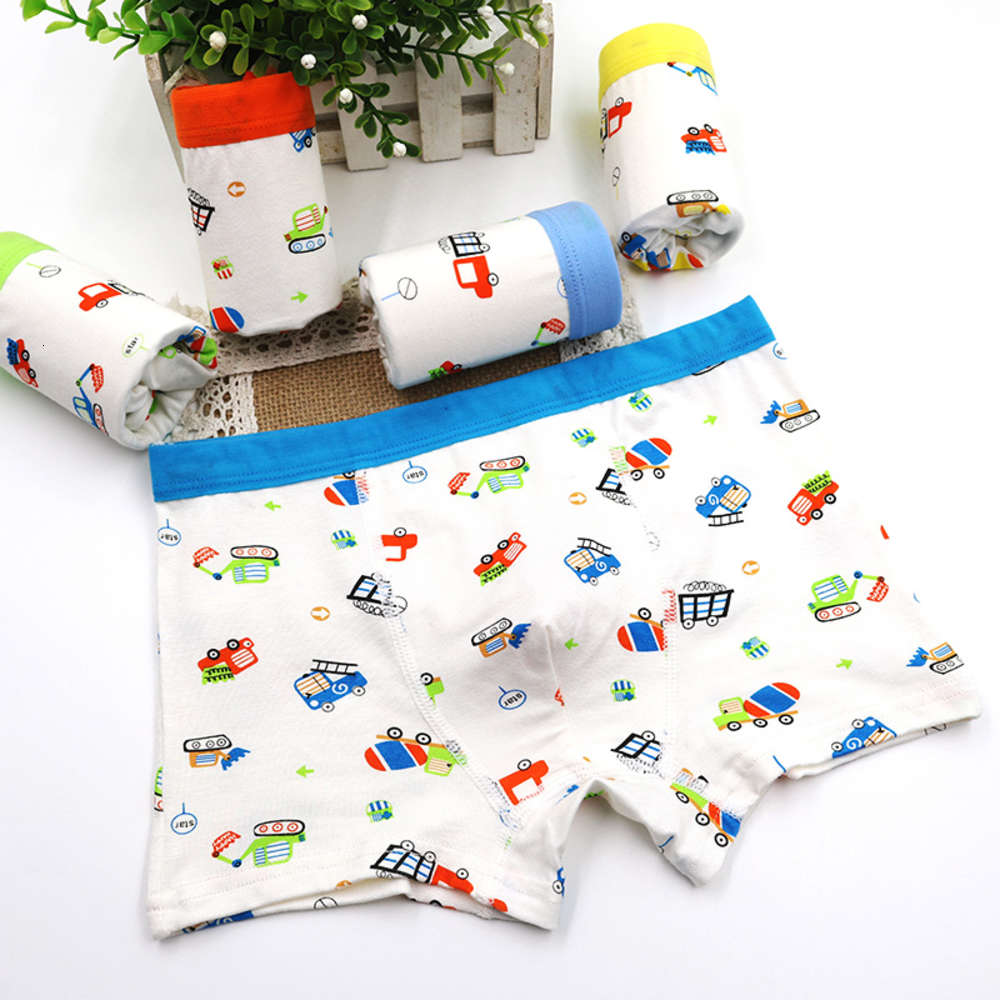 

Boys' underwear children's boxer cartoon car stretch modal boys', Camo