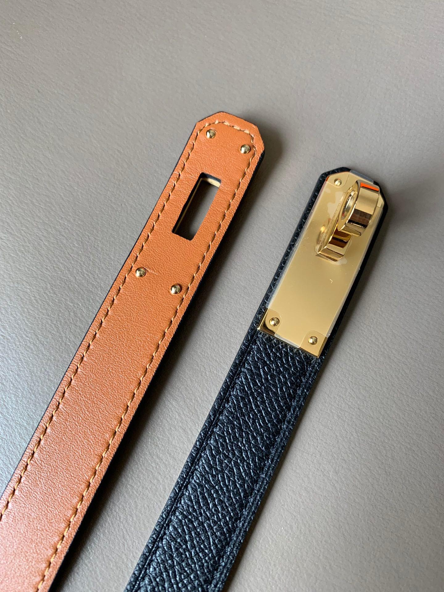

Hot best quality mini width two-sided genuine leather gold silver buckle women belt with box men designers belts women belts 006, Black;brown