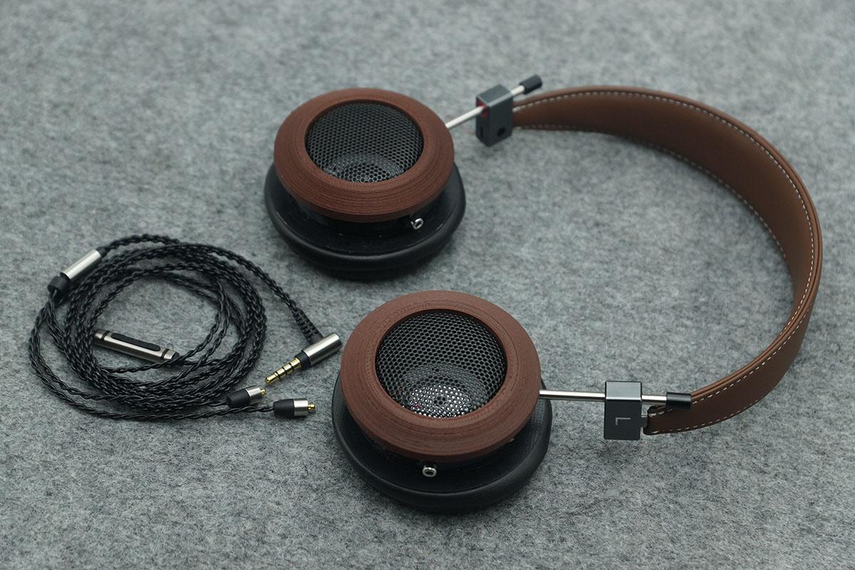 

Headphones & Earphones 3D Printed Wooden Shell Handmade DIY Open Mmcx Version KV400