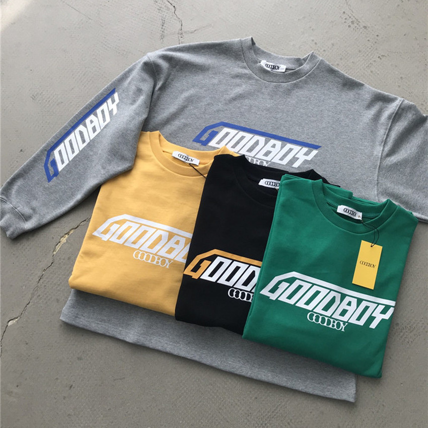 

2021 New Goodboy Xoxogoodboy Sweatshirts Crewneck Men Women Hooded U89c, Black