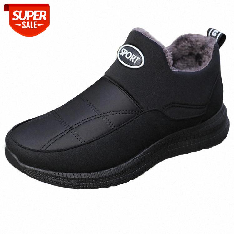 

Plus Size Men Winter boots Boots Men Snow Boots Comfort Winter Shoes Breathable Fur Shoes Snow #565J