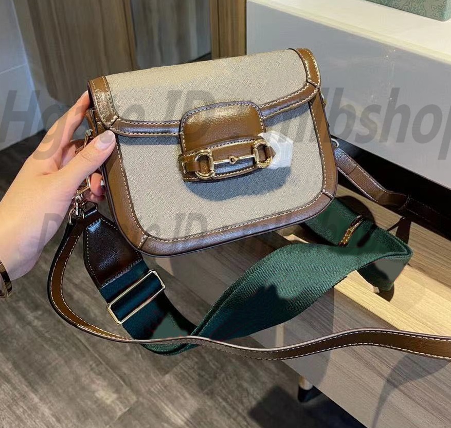 

Luxurys designers G High Quality bags Fashion womens CrossBody Printed Handbag wallets ladies 1955 Horsebit saddle Double Shoulder straps Bag purse 2021 Cross Body, No bags